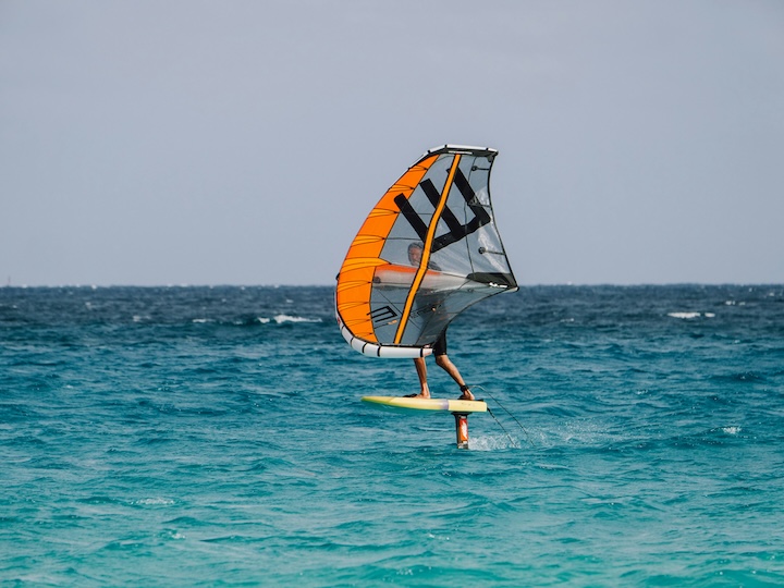 Things To Do Kiteboarding • Wingfoil